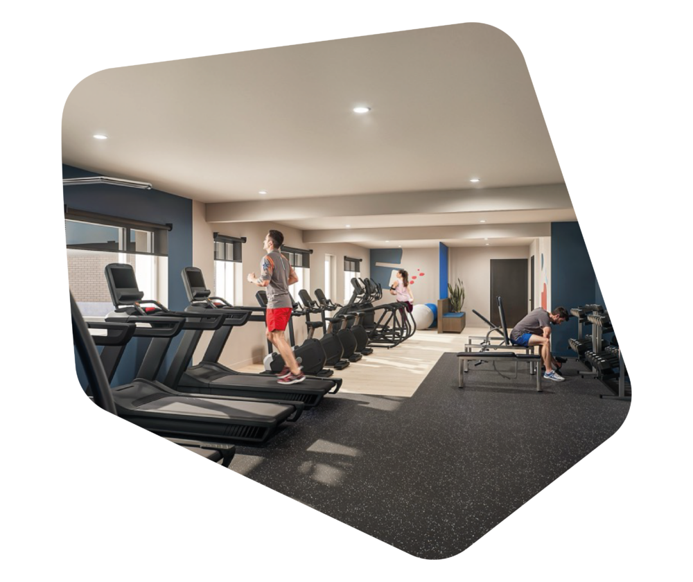 Espace commun : gym