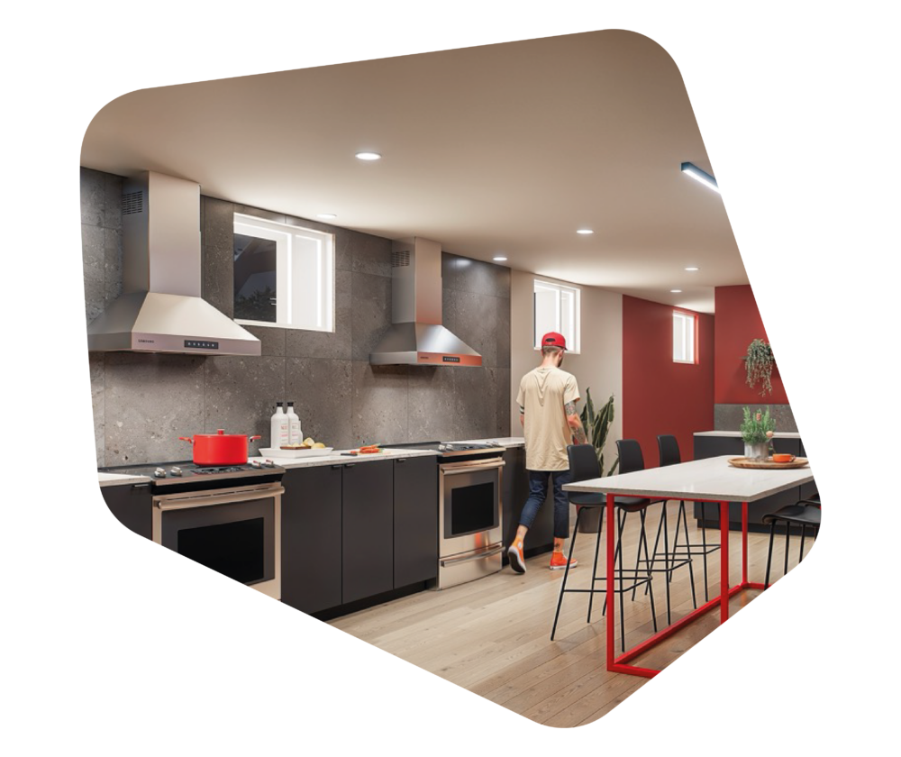 Espace commun : cuisine commune