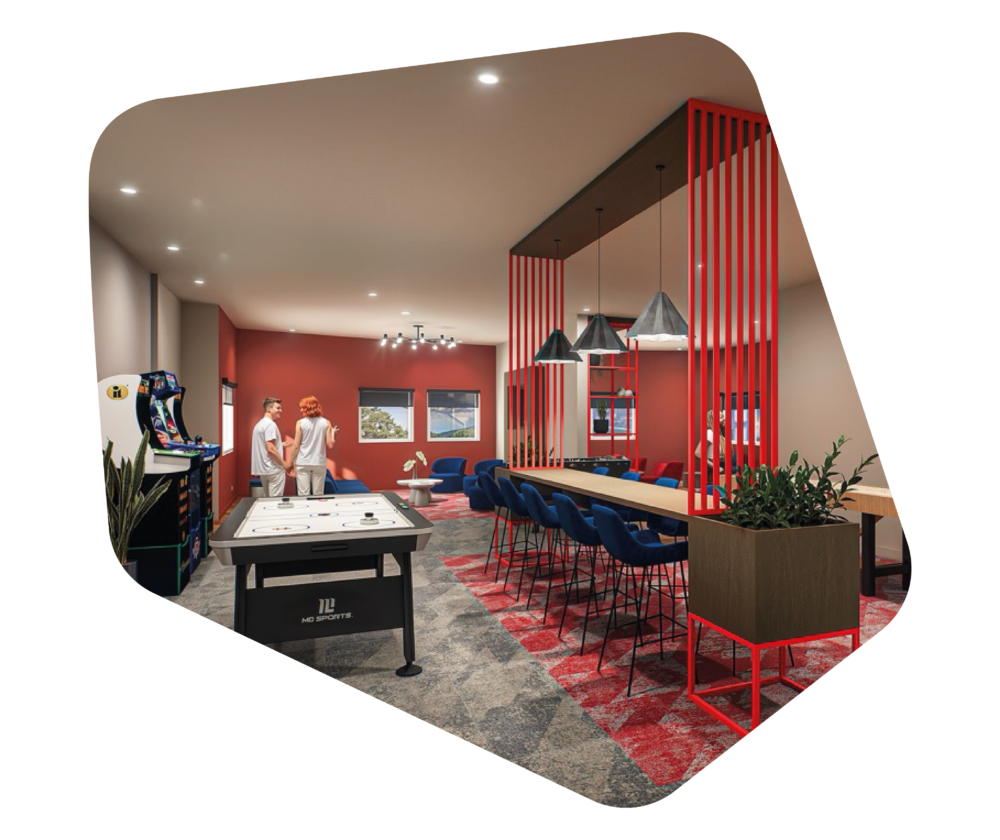 Espace commun : salle de loisirs